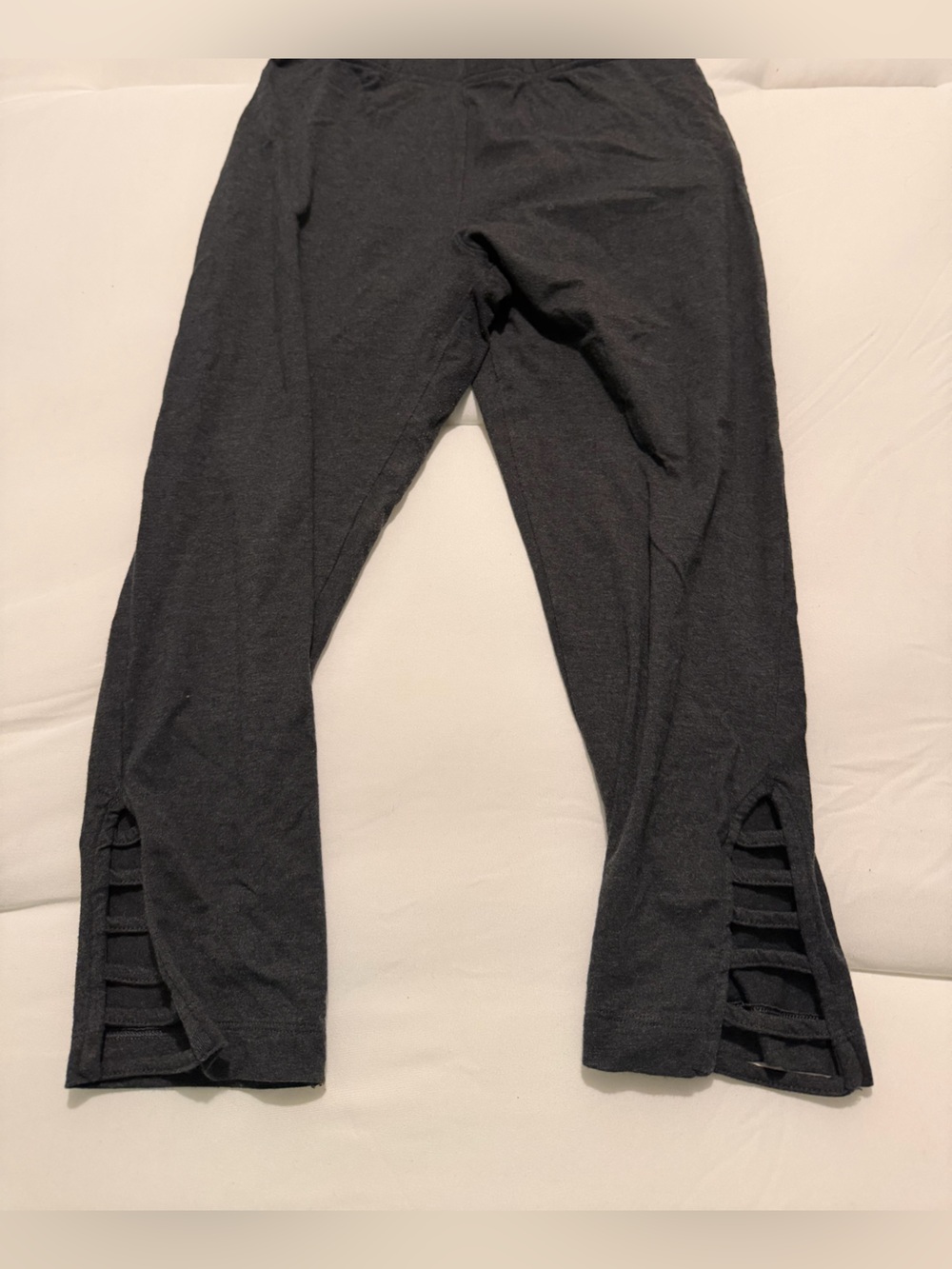 Old Navy Black/Dark Gray Stretch Leggings